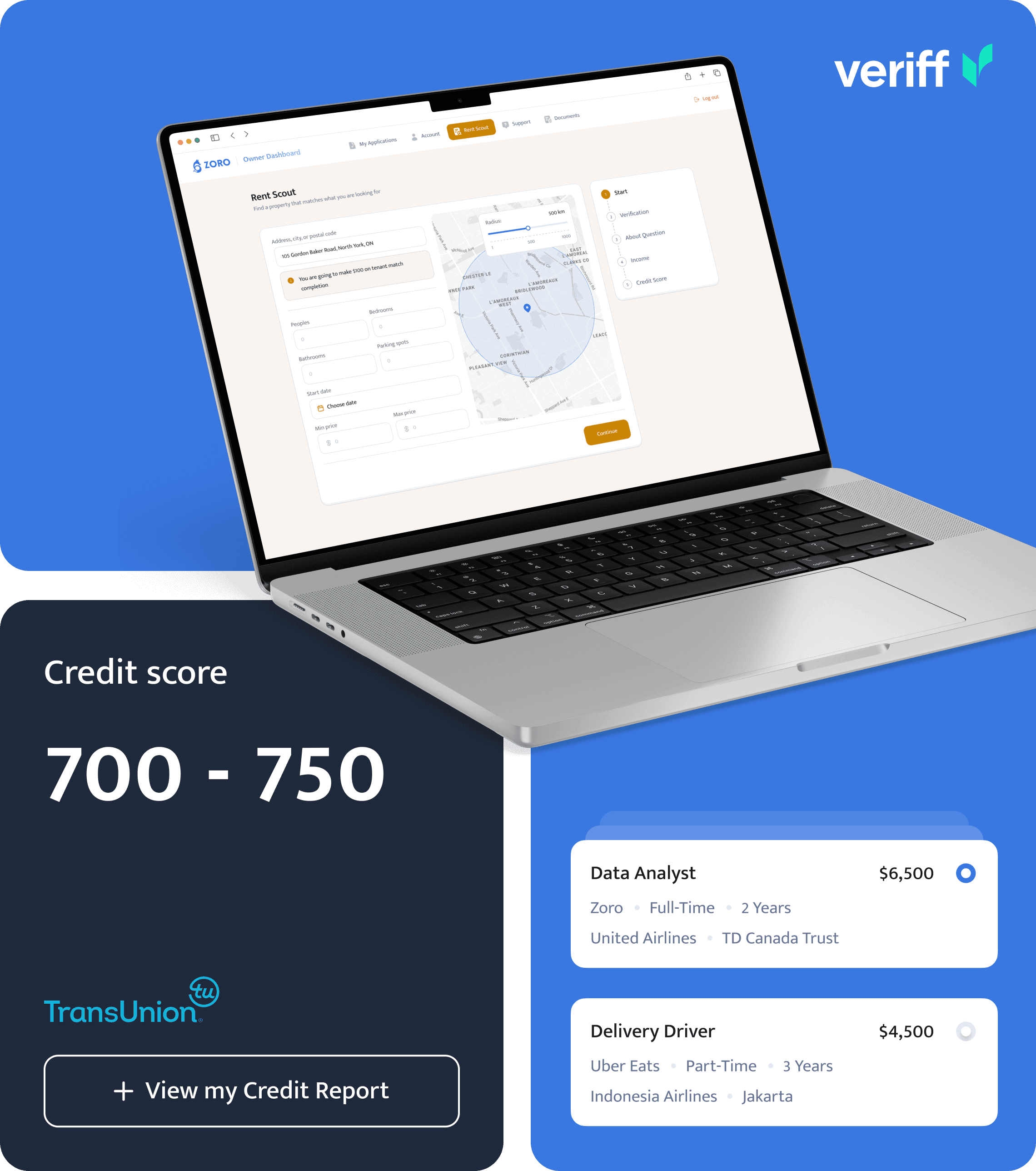Build your RentZoro Profile